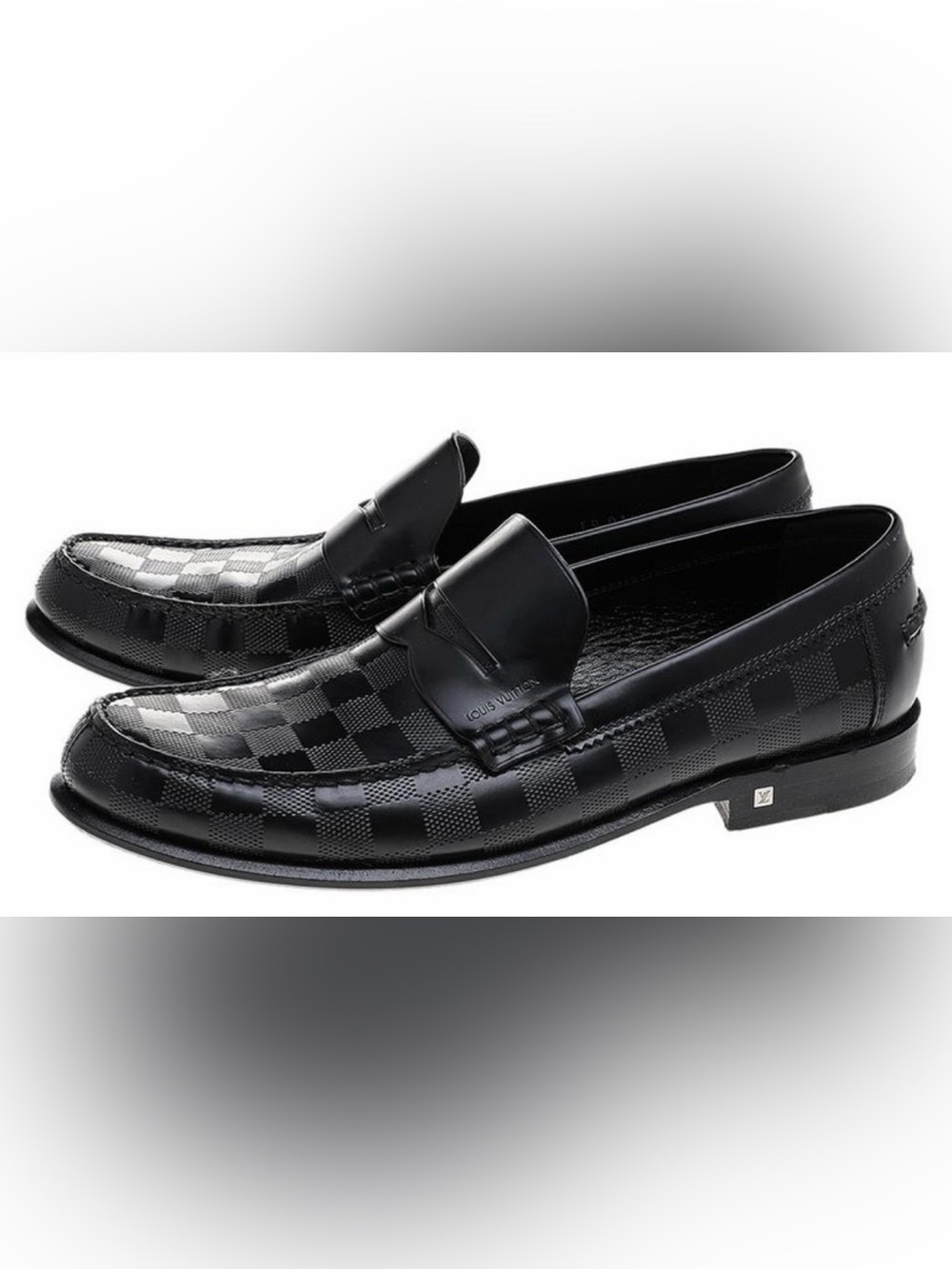 Louis Vuitton Graduation Loafer Damier Graphite Leather - Men's Size 8.5